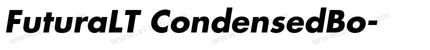 FuturaLT CondensedBo字体转换